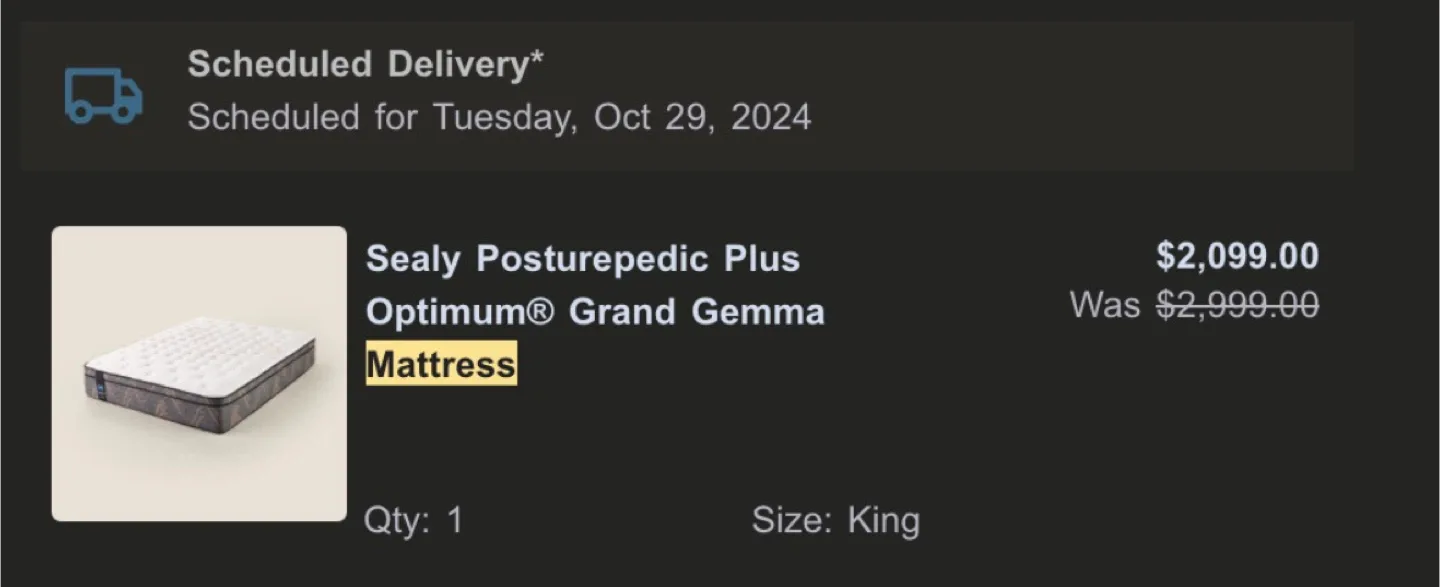 Storage Headboard Bed Frame + Sealy Mattress image indicator(5)