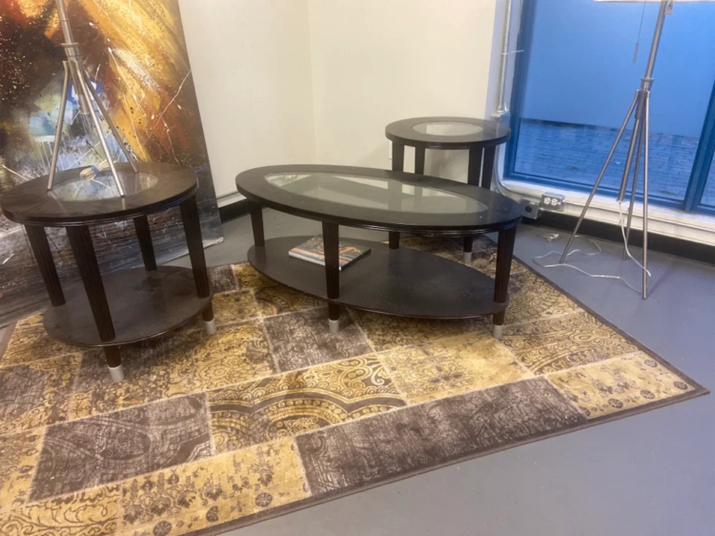 Coffee and 2 End Table Set