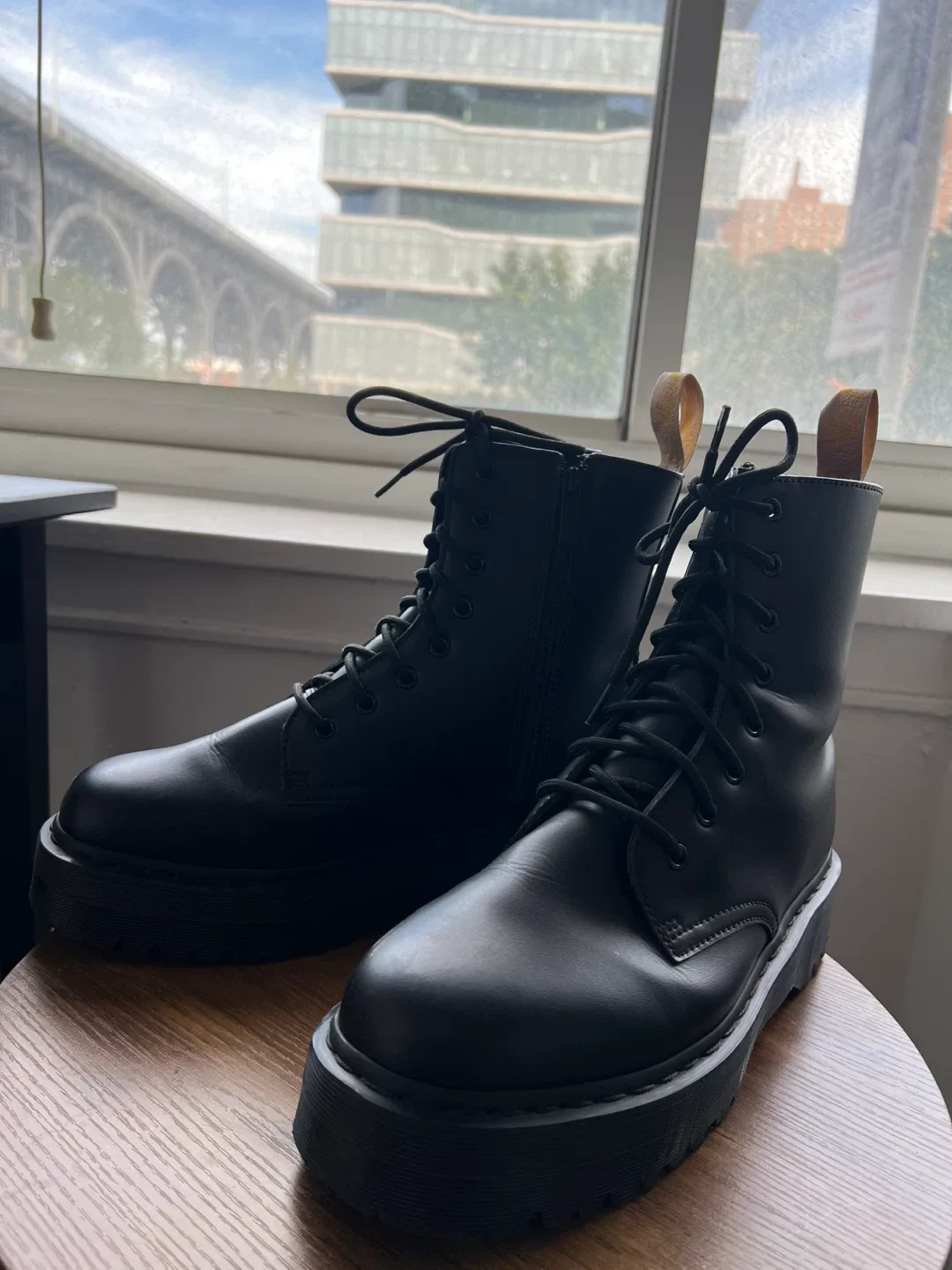 SIZE 12 - Dr. Martens Vegan Jadon II - MOVING OUT SALE ✈️✈️ image indicator(4)