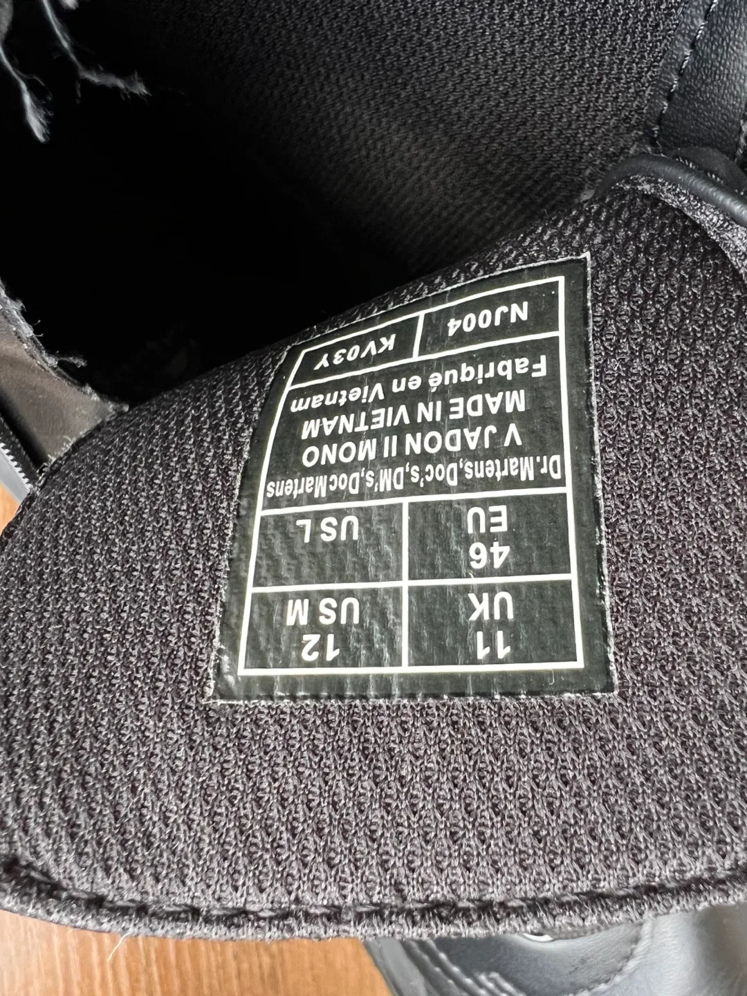 SIZE 12 - Dr. Martens Vegan Jadon II - MOVING OUT SALE ✈️✈️ image indicator(6)