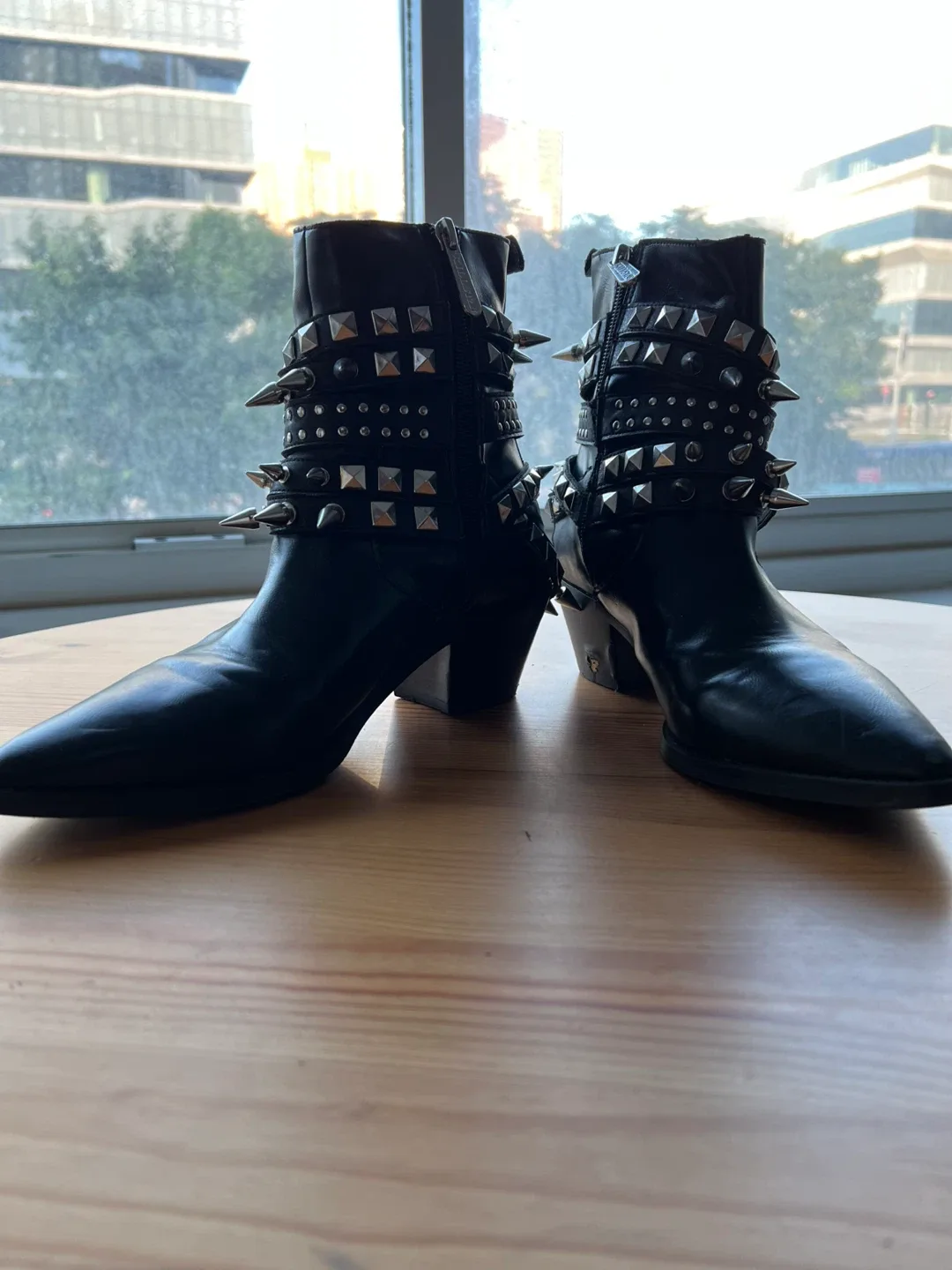 SIZE 8 - KILLSTAR STUDDED BOOTS - MOVING OUT SALE ✈️ image indicator(3)