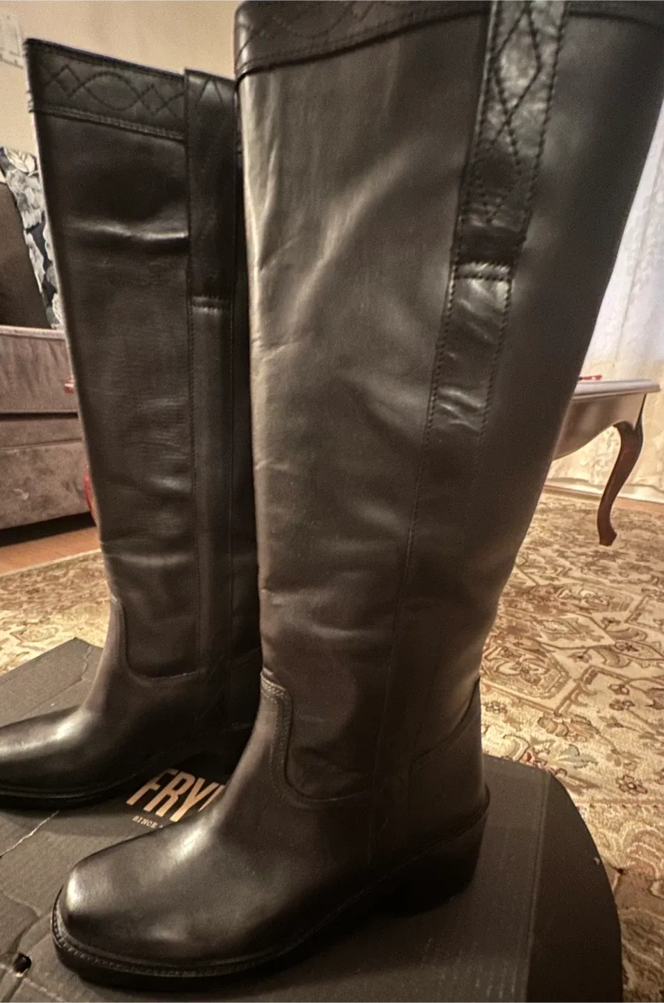 Women’s Frye leather Riding Boots image indicator(2)