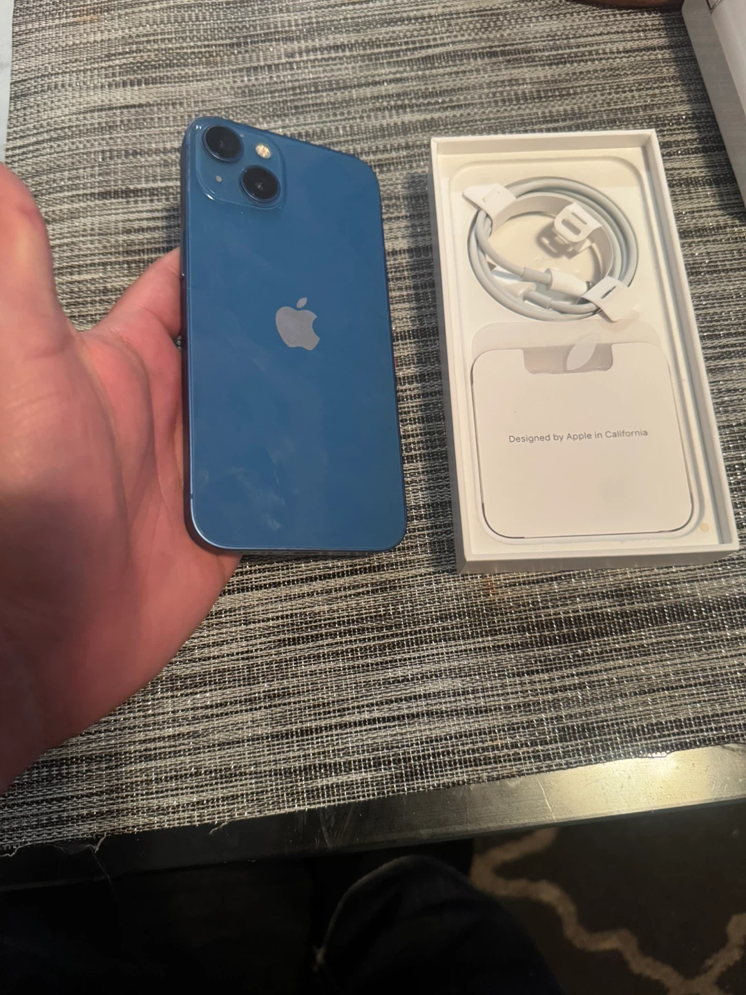 Apple iPhone 13 Blue with Box - photo 2