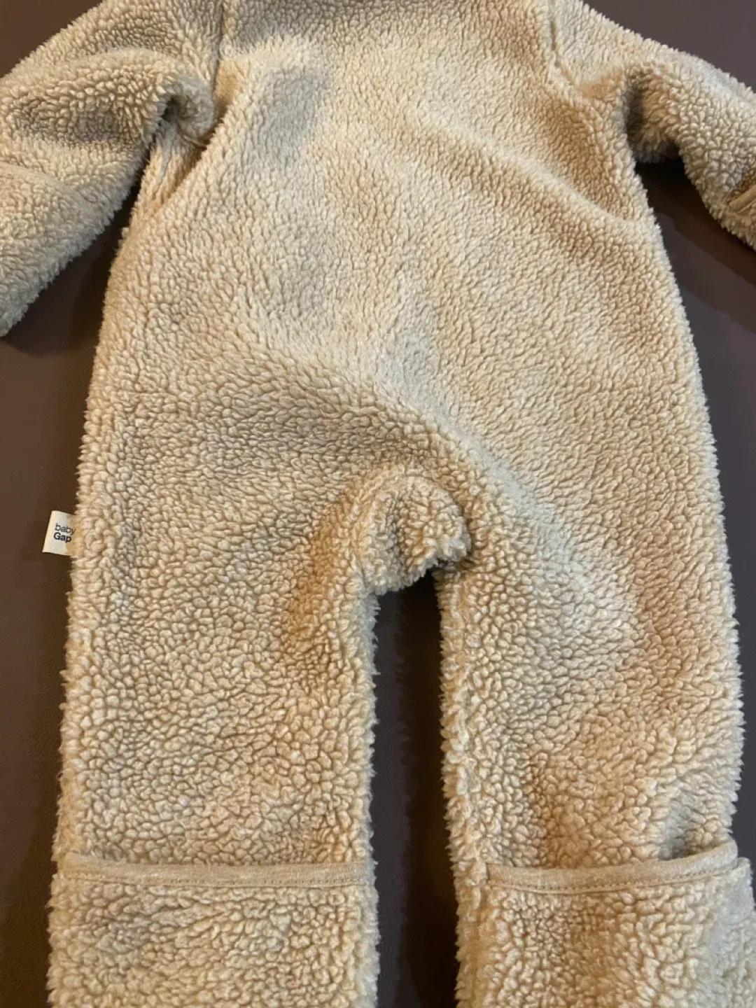 Baby Gap Fleece Bear Suit 6-12 Months image indicator(5)