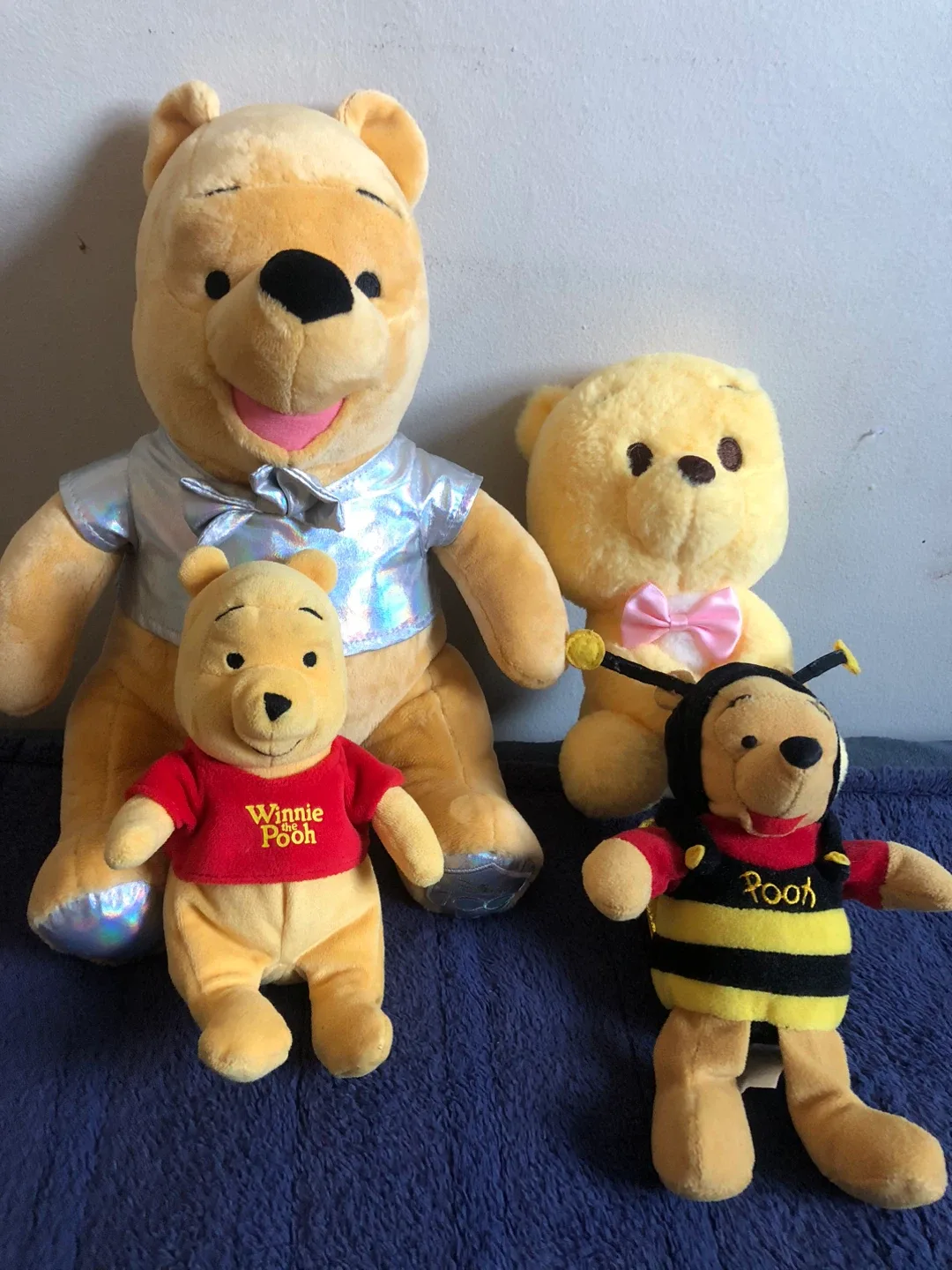 Winnie the Pooh Plush Toys - Set of 4