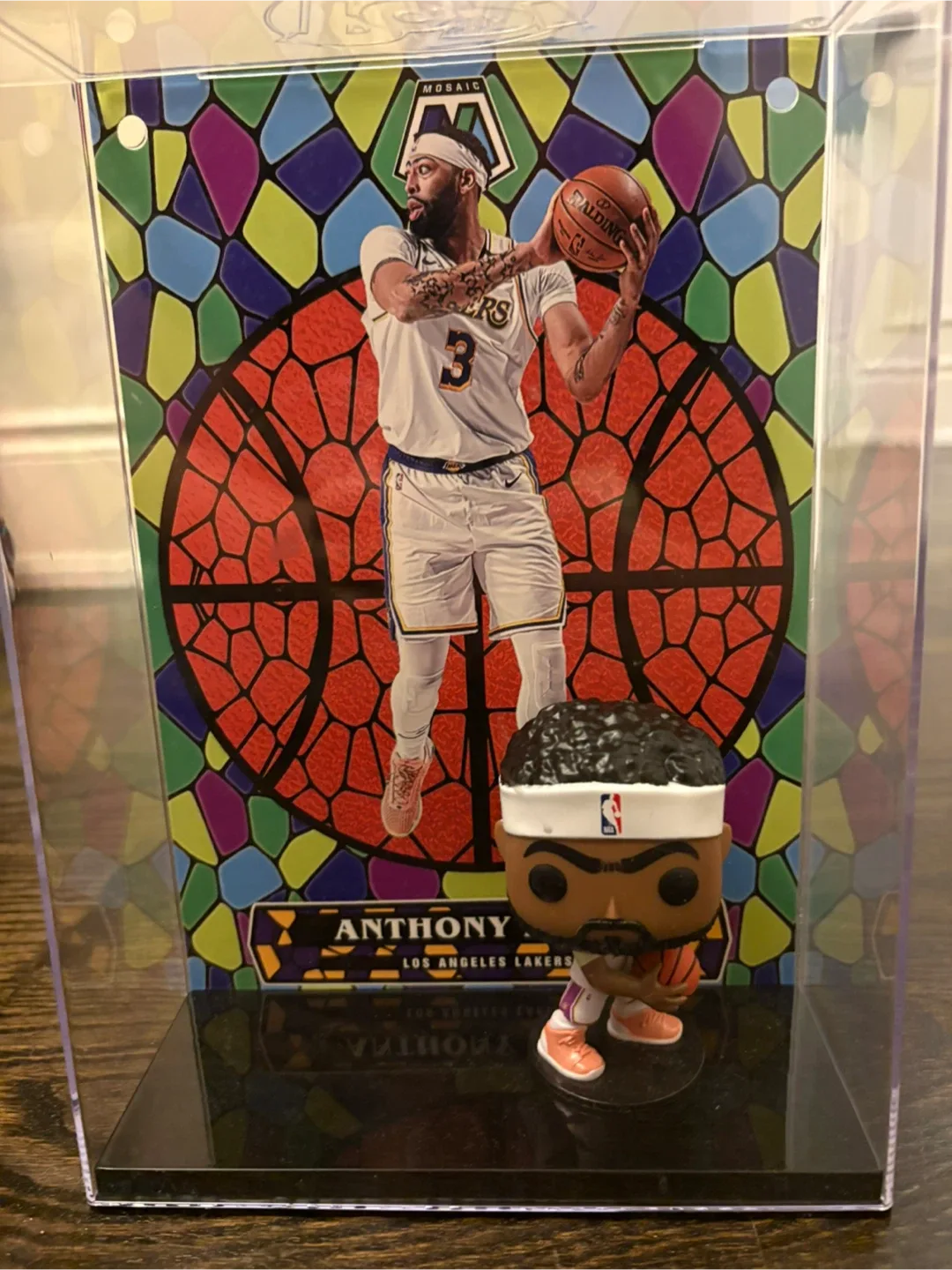 Anthony Davis Funko Pop & Mosaic Card