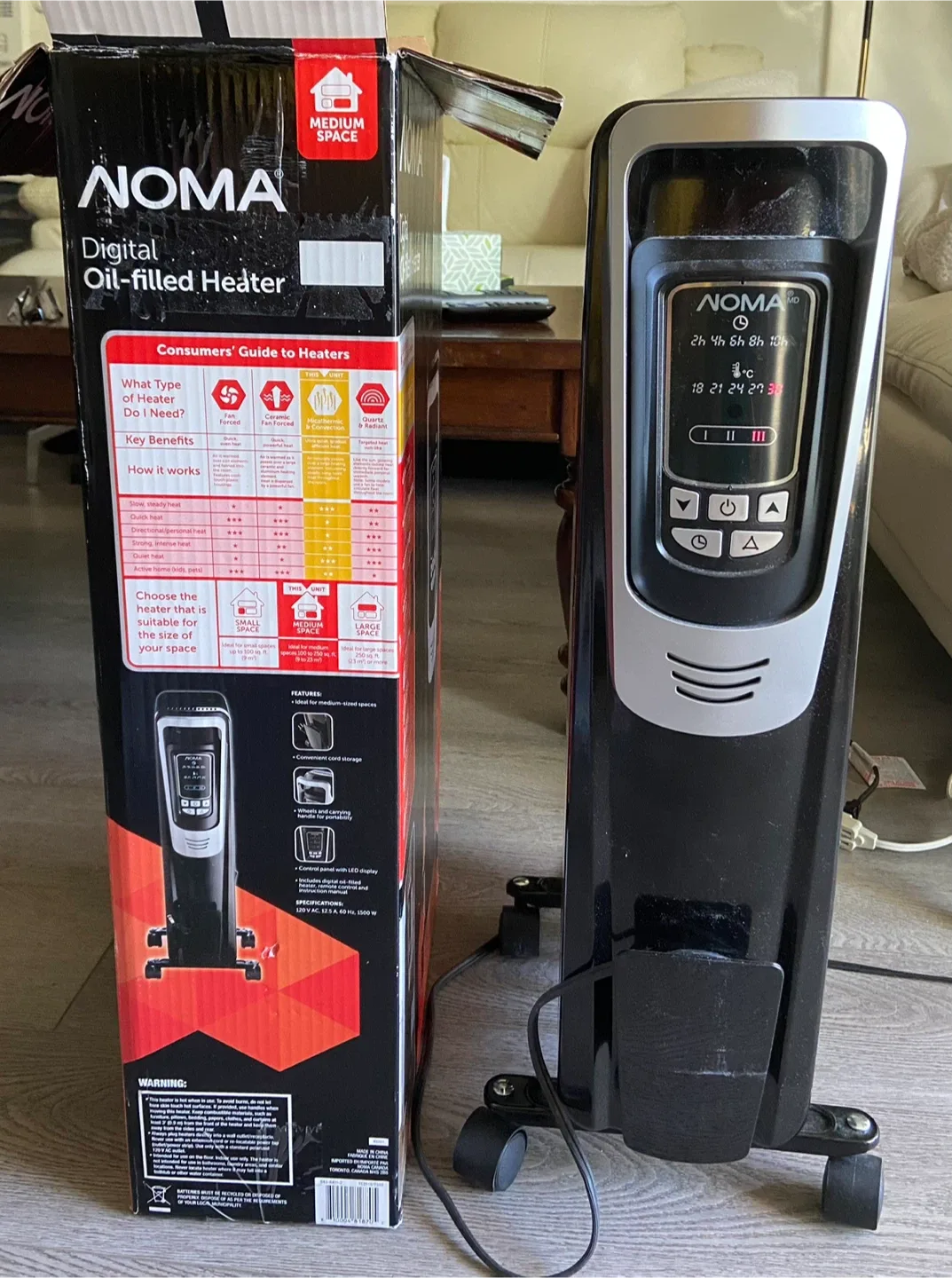 NOMA Digital Oil-Filled Heater image indicator(4)