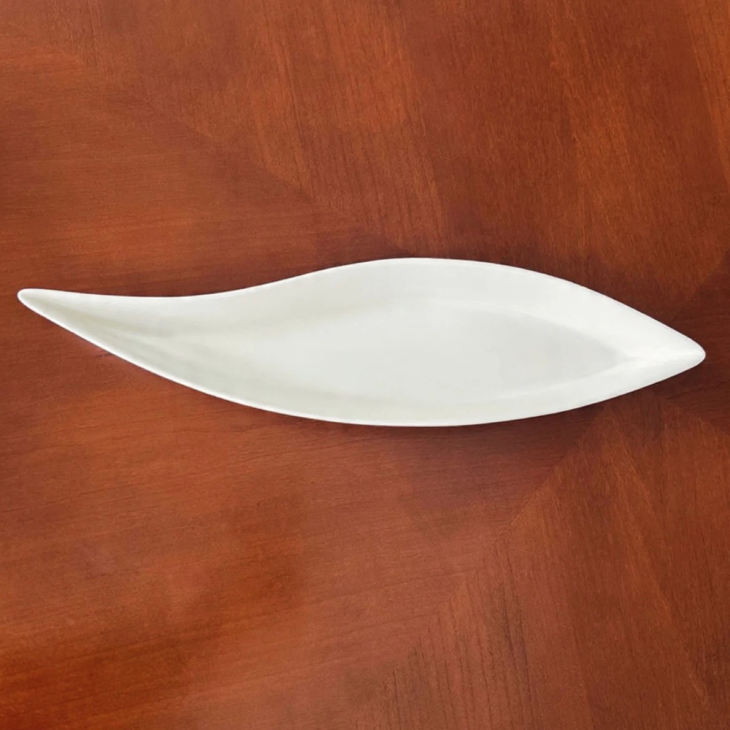 White Decorative Serving Plate - photo 4