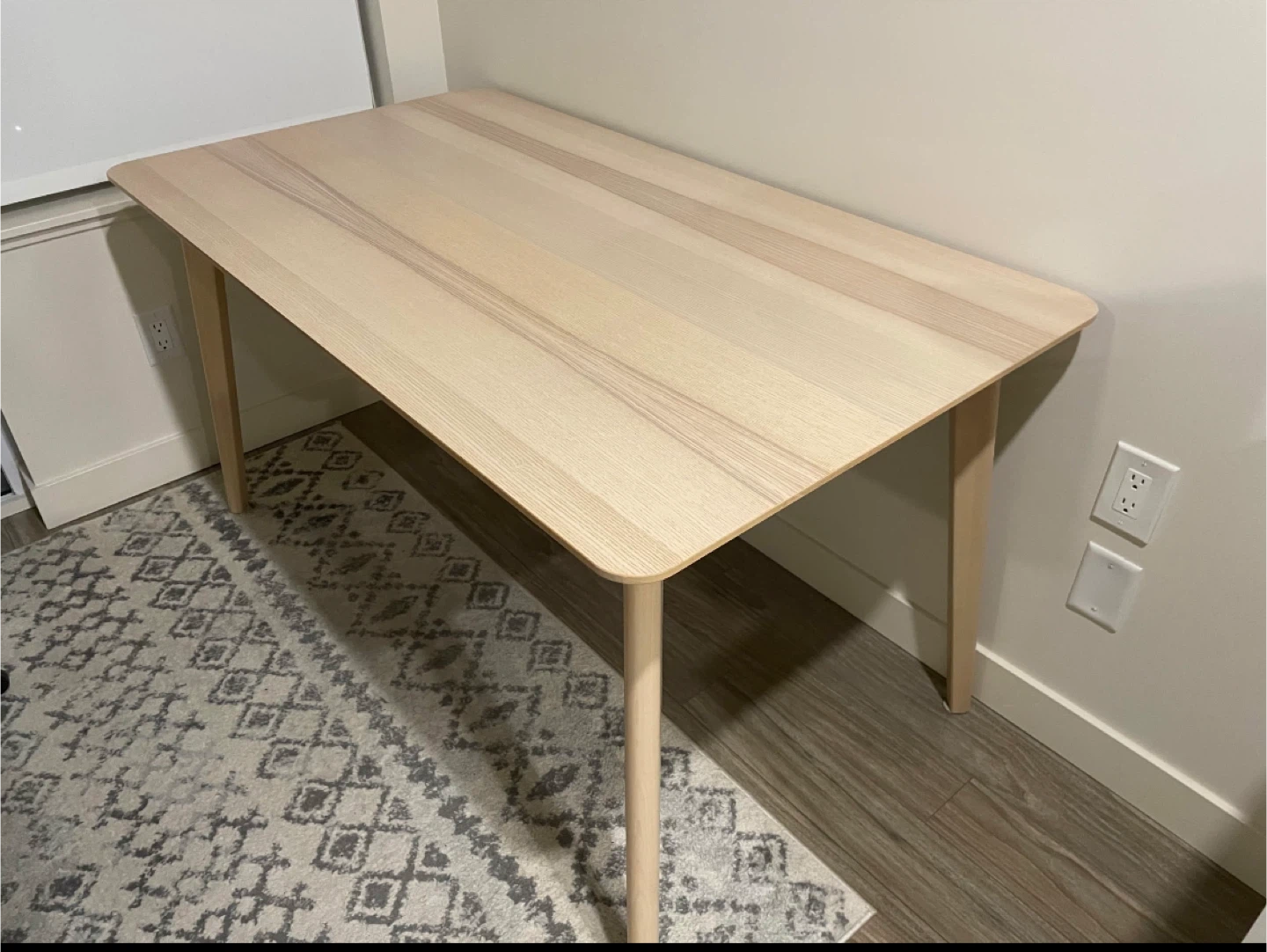 IKEA LISABO Table - Ash Veneer