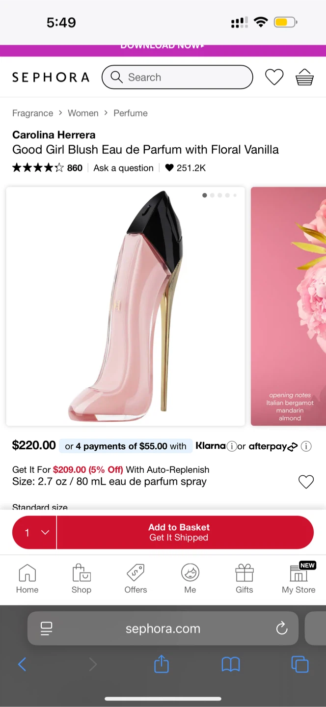 Carolina Herrera Good Girl Blush Eau de Parfum 80ml - photo 3