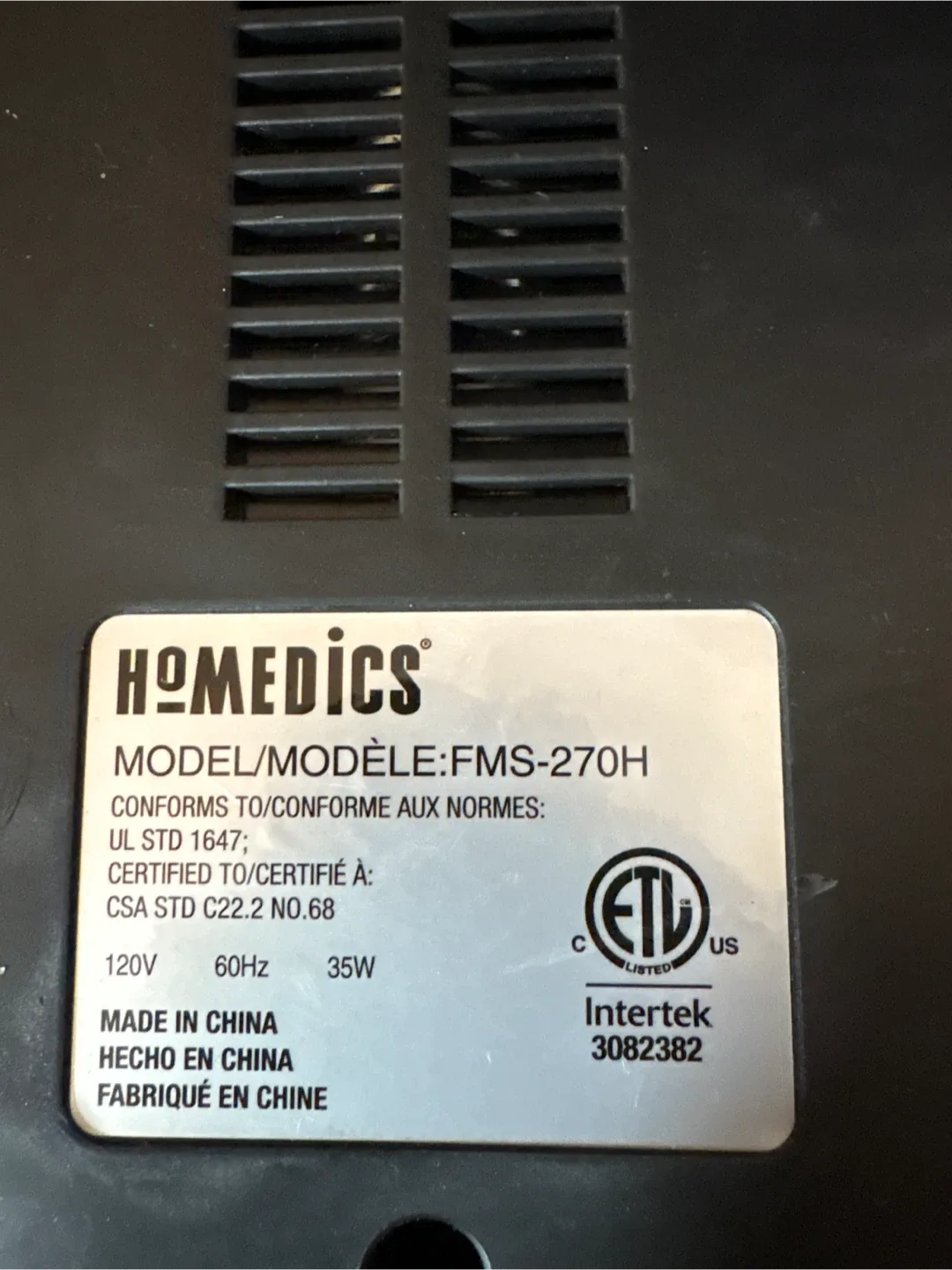 Homedics FMS-270H Foot Massager image indicator(3)
