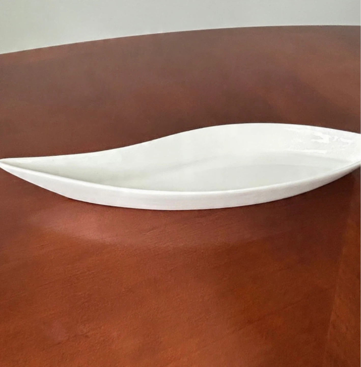 White Decorative Serving Plate - photo 3
