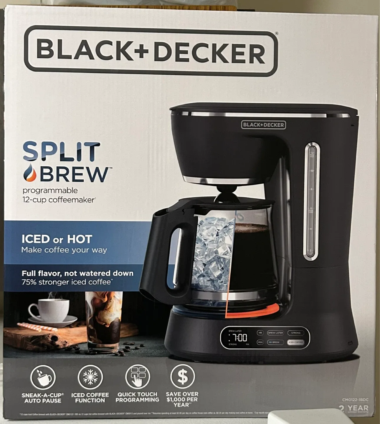 Black+Decker Split Brew 12-Cup Coffeemaker