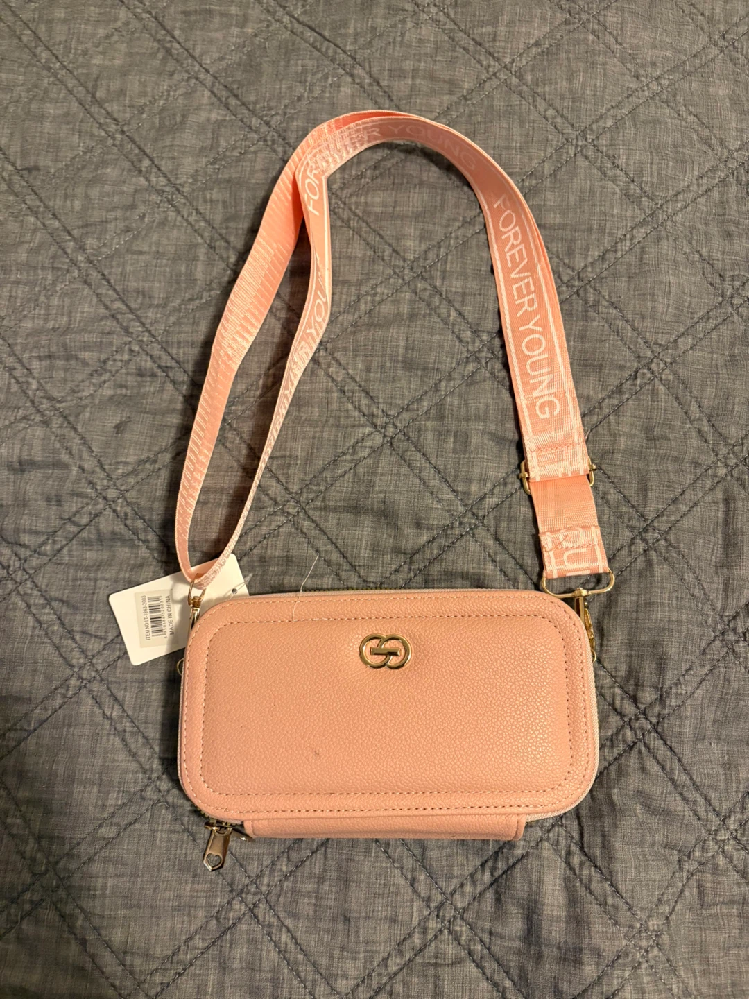 Forever Young Pink Crossbody Bag