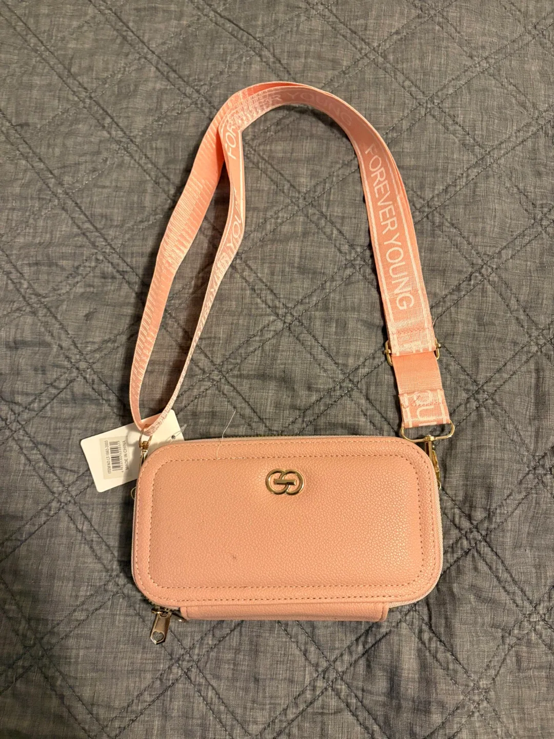 Forever Young Pink Crossbody Bag