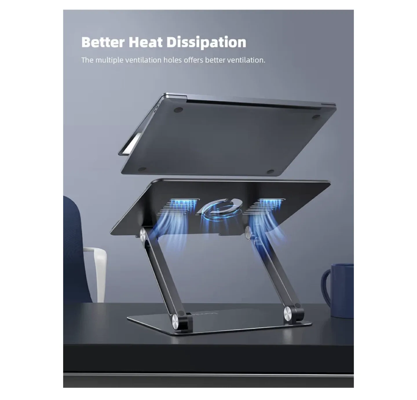 Lamicall Laptop Stand LN09 - Adjustable Height image indicator(5)