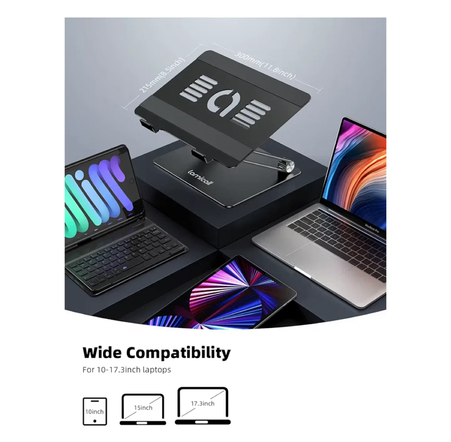 Lamicall Laptop Stand LN09 - Adjustable Height image indicator(6)