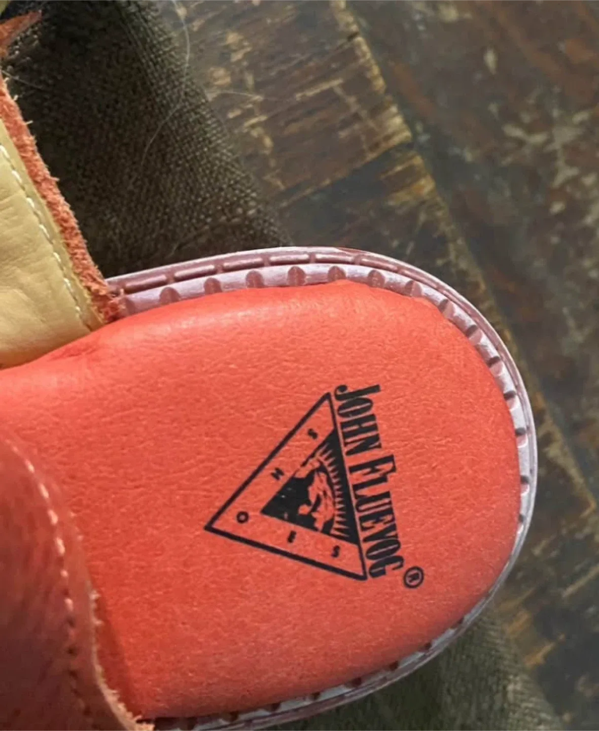 John Fluevog Red Leather Sandals image indicator(2)