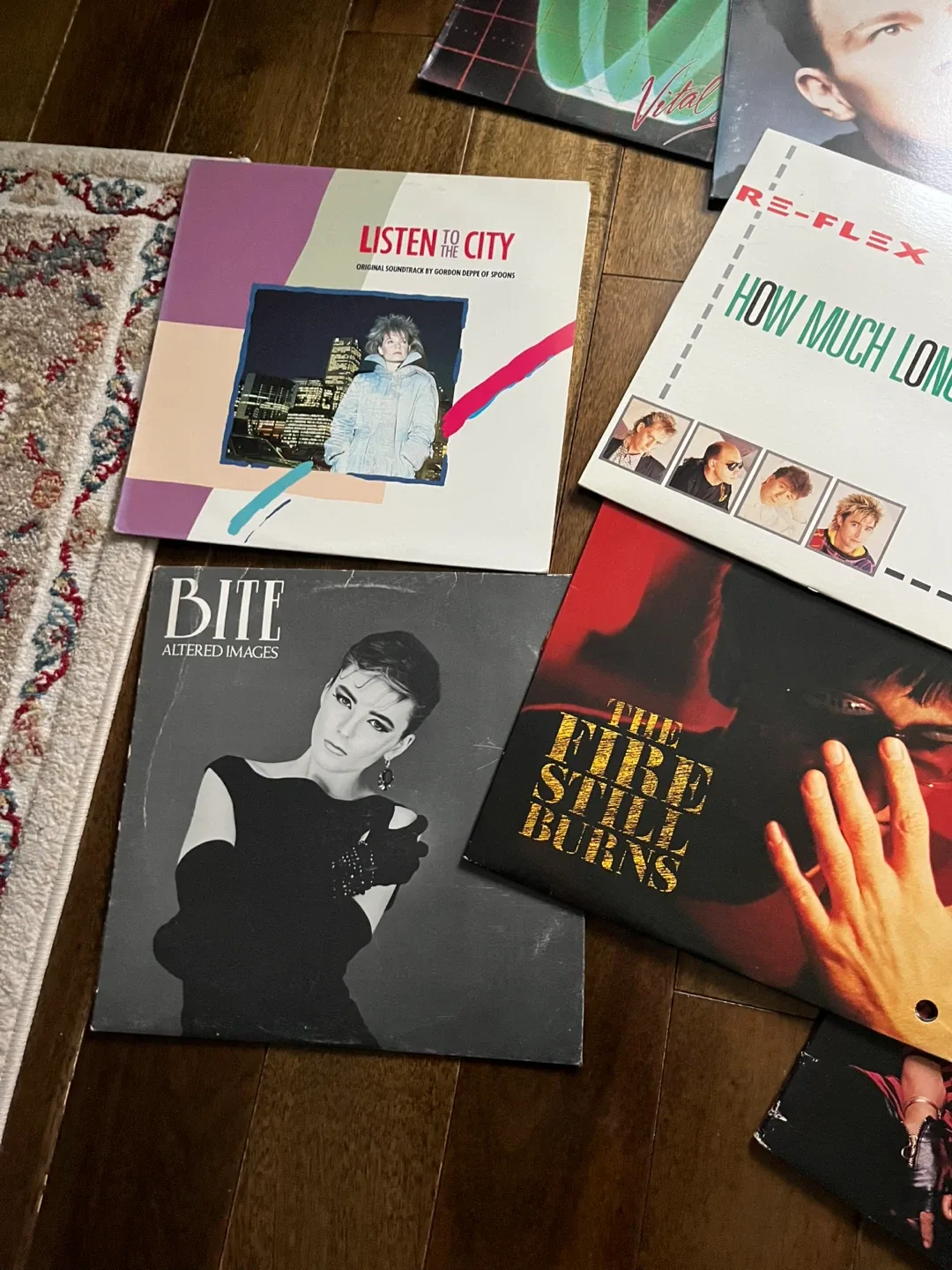 Mixed Lot of 80s Vinyl Records / lot of 10 for $40 or $5 each image indicator(4)