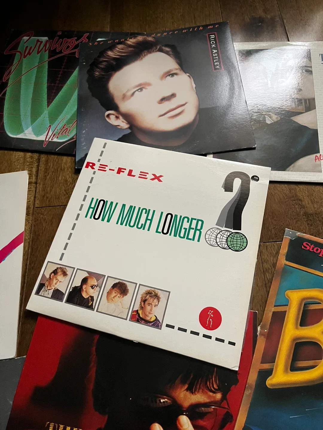 Mixed Lot of 80s Vinyl Records / lot of 10 for $40 or $5 each image indicator(6)