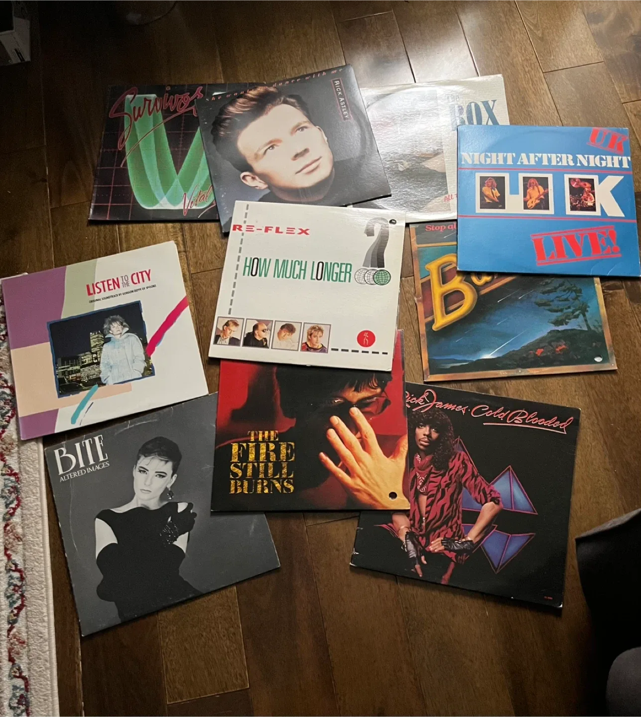 Mixed Lot of 80s Vinyl Records / lot of 10 for $40 or $5 each