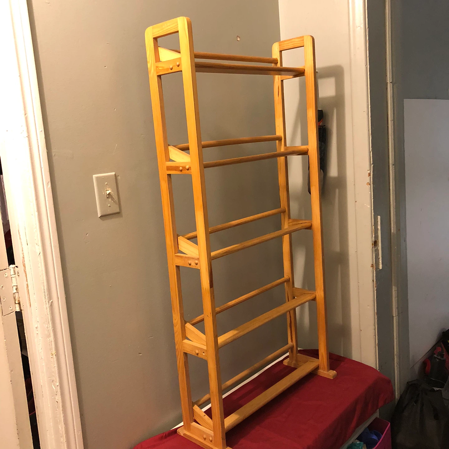 Wooden Shoe Rack - Organizer - photo 2