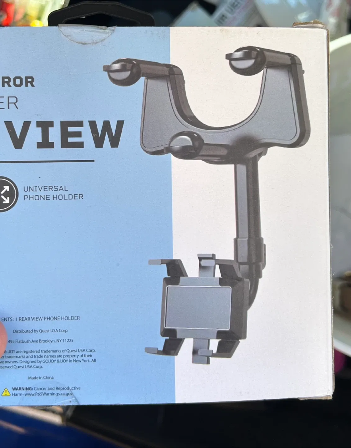 iJoy Rear View Mirror Phone Holder - New in Box