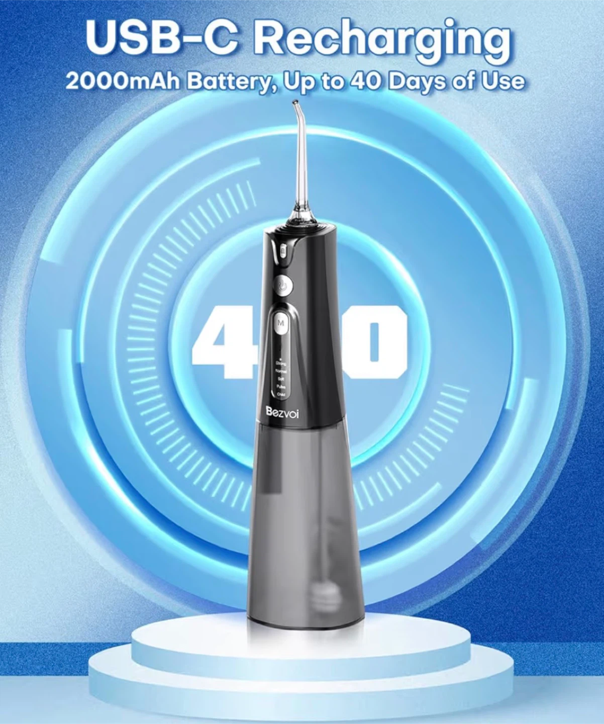 New Bezvoi Portable Oral Irrigator/Water Flosser - photo 4
