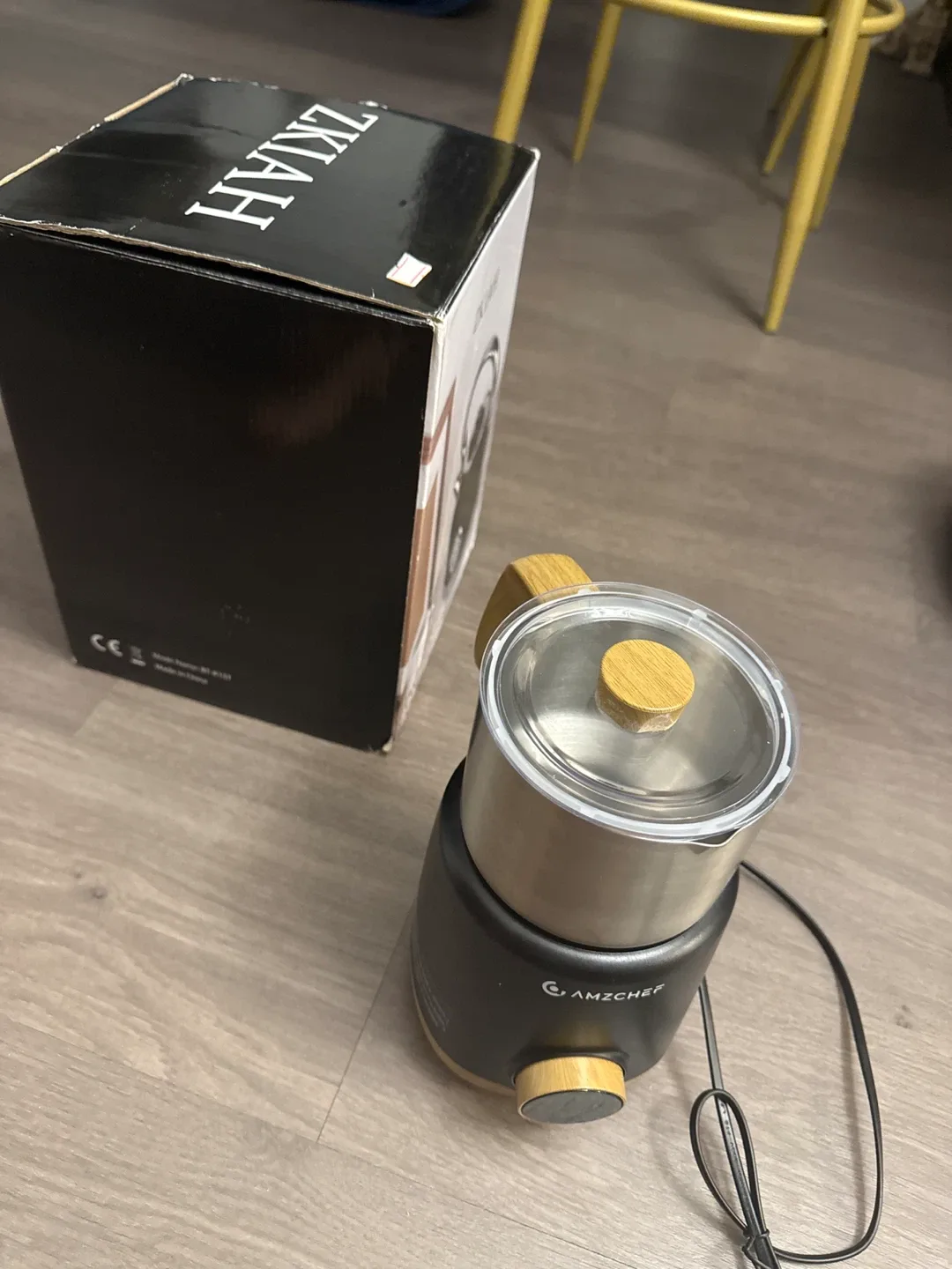 Amzchef Milk Frother & Steamer MMF-9117 image indicator(2)