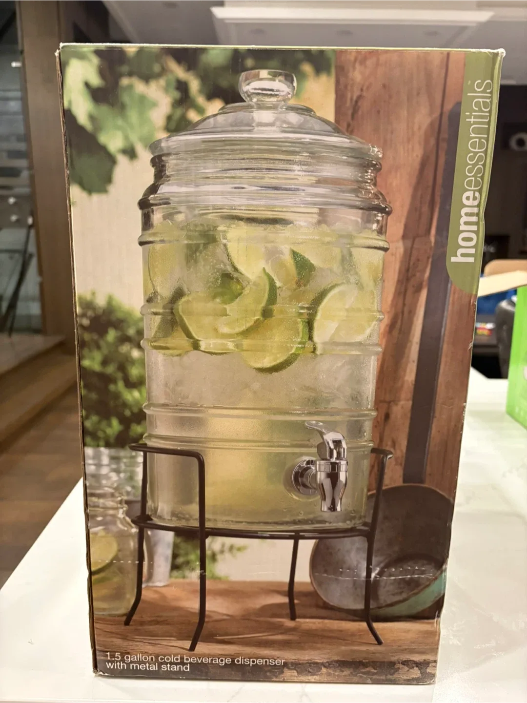 Home Essentials 1.5 Gallon Beverage Dispenser