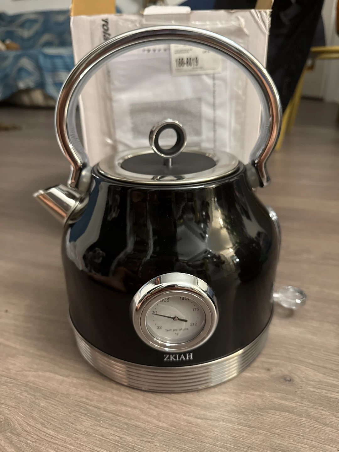 Brand New ZKIAH Black Electric Kettle