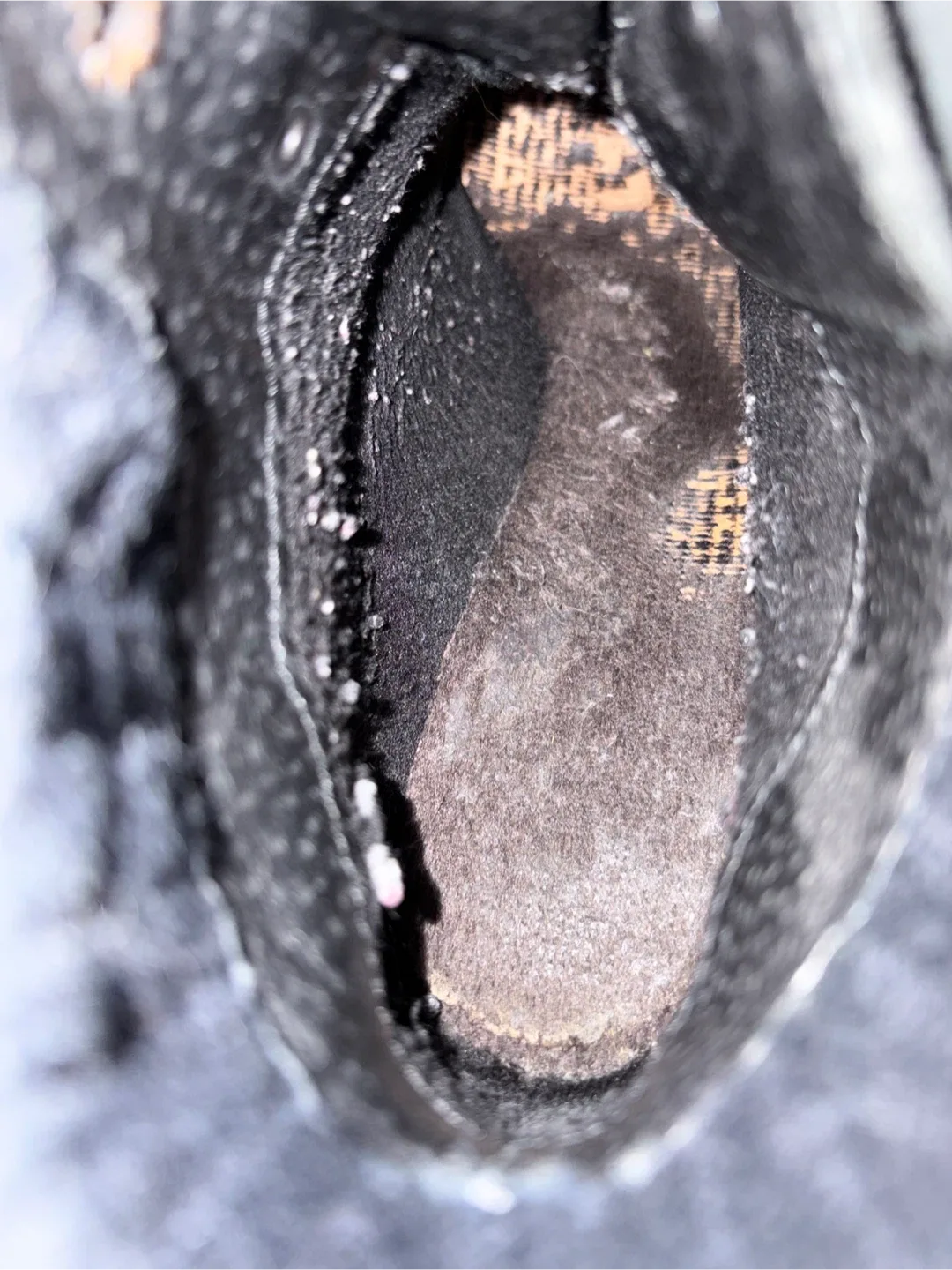 Black Wedge Ankle Boots, Size 7 image indicator(5)