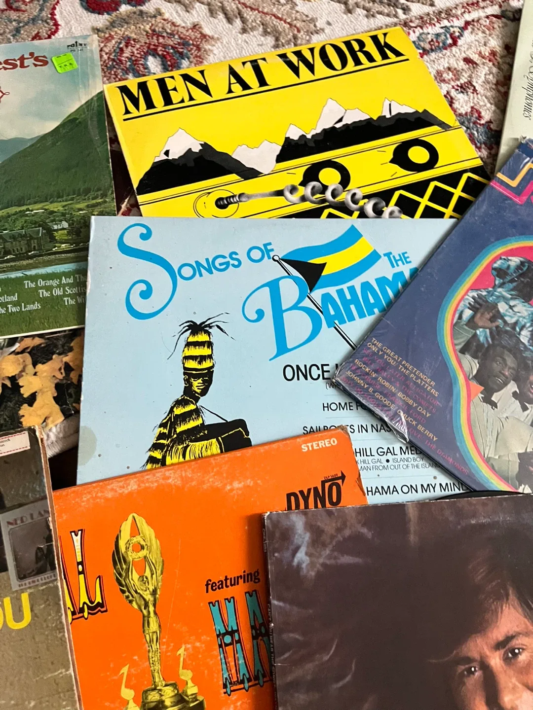 Vintage Vinyl Record Collection/ some scratches on vinyls image indicator(6)