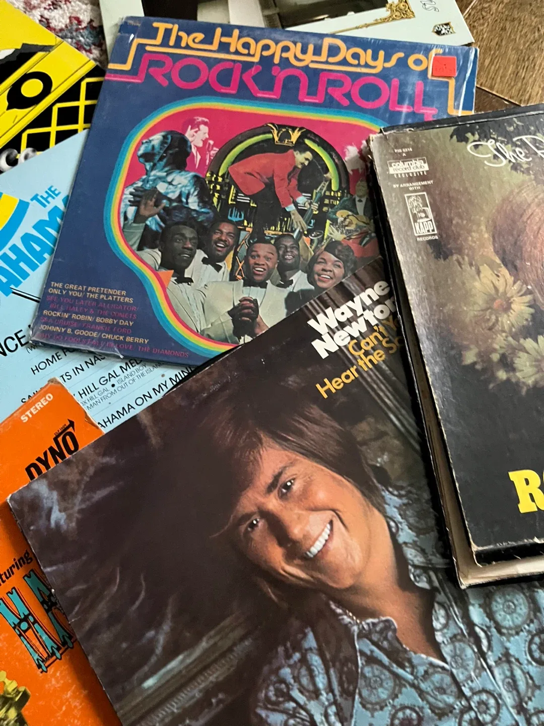 Vintage Vinyl Record Collection/ some scratches on vinyls image indicator(2)