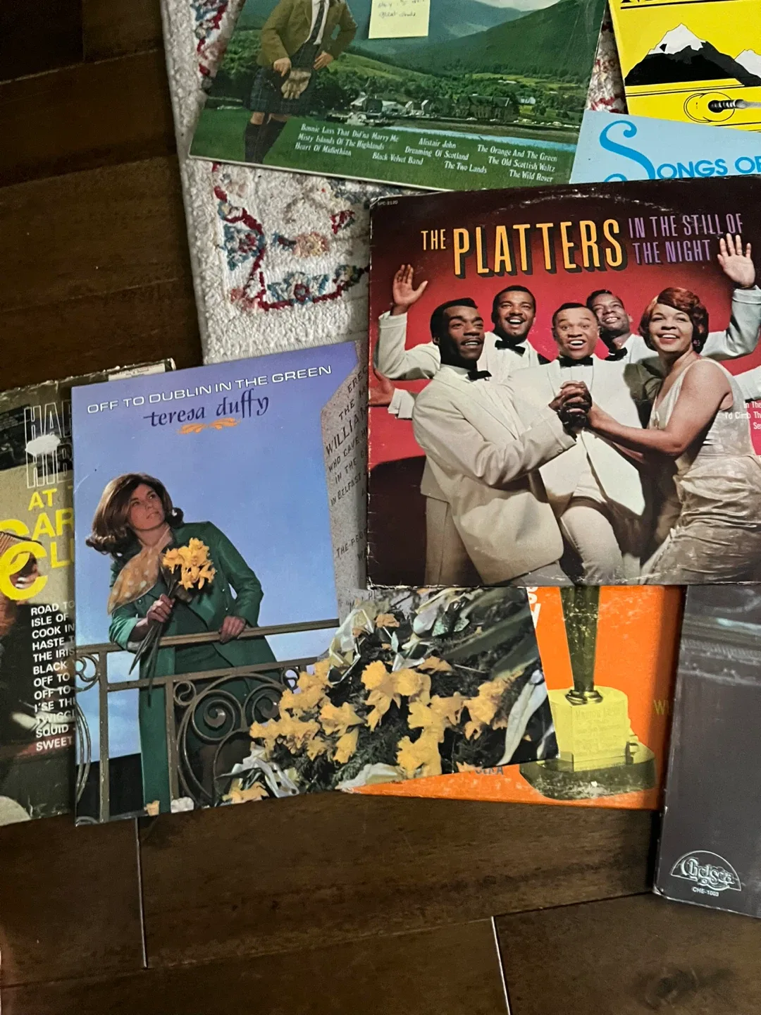 Vintage Vinyl Record Collection/ some scratches on vinyls image indicator(5)