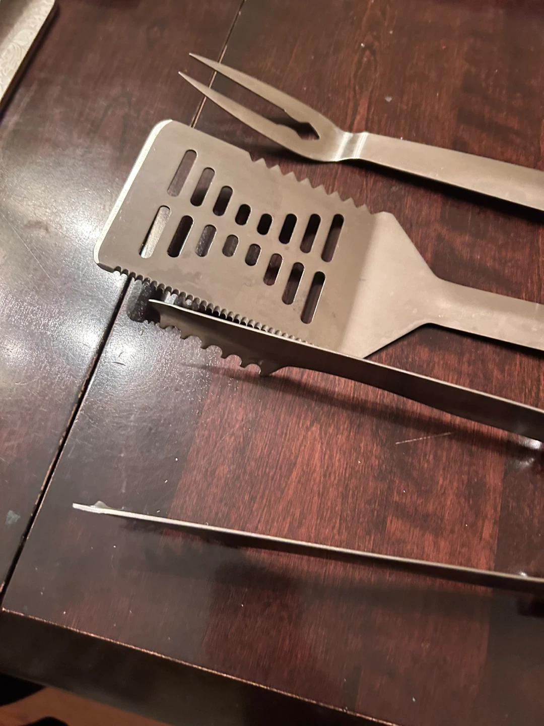 BBQ Utensil Set - Spatula, Fork, Tongs - photo 2