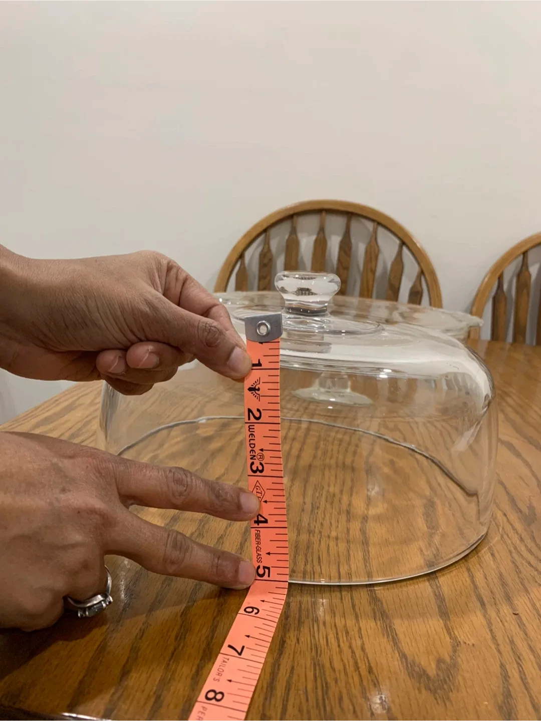 Glass Cake Stand with Dome Lid image indicator(3)