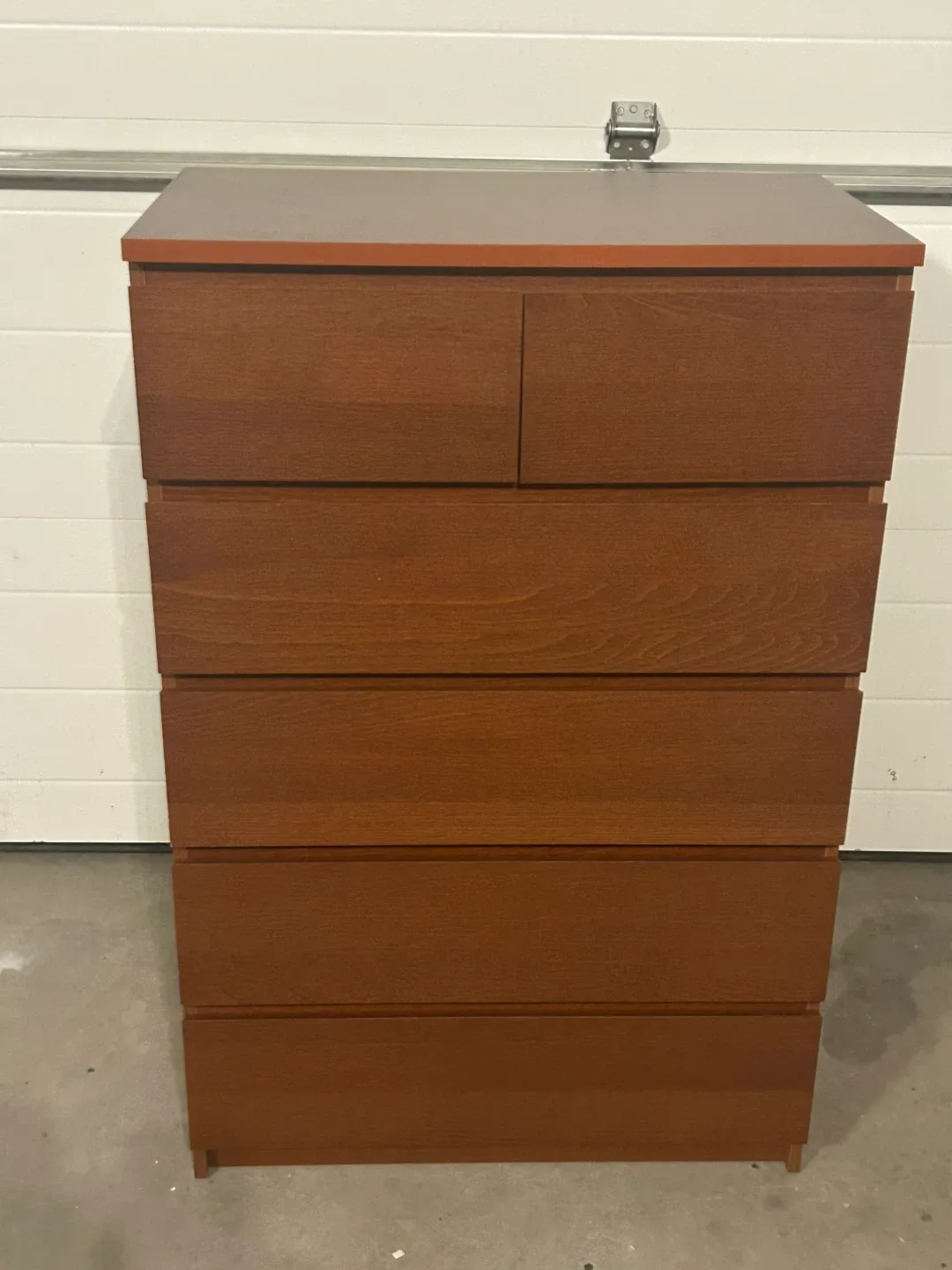 IKEA Brown dresser 6 drawers MALM