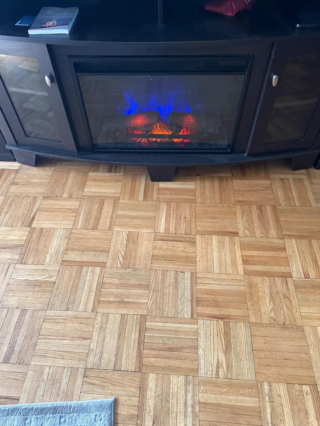 TV Stand with Electric Fireplace image indicator(2)