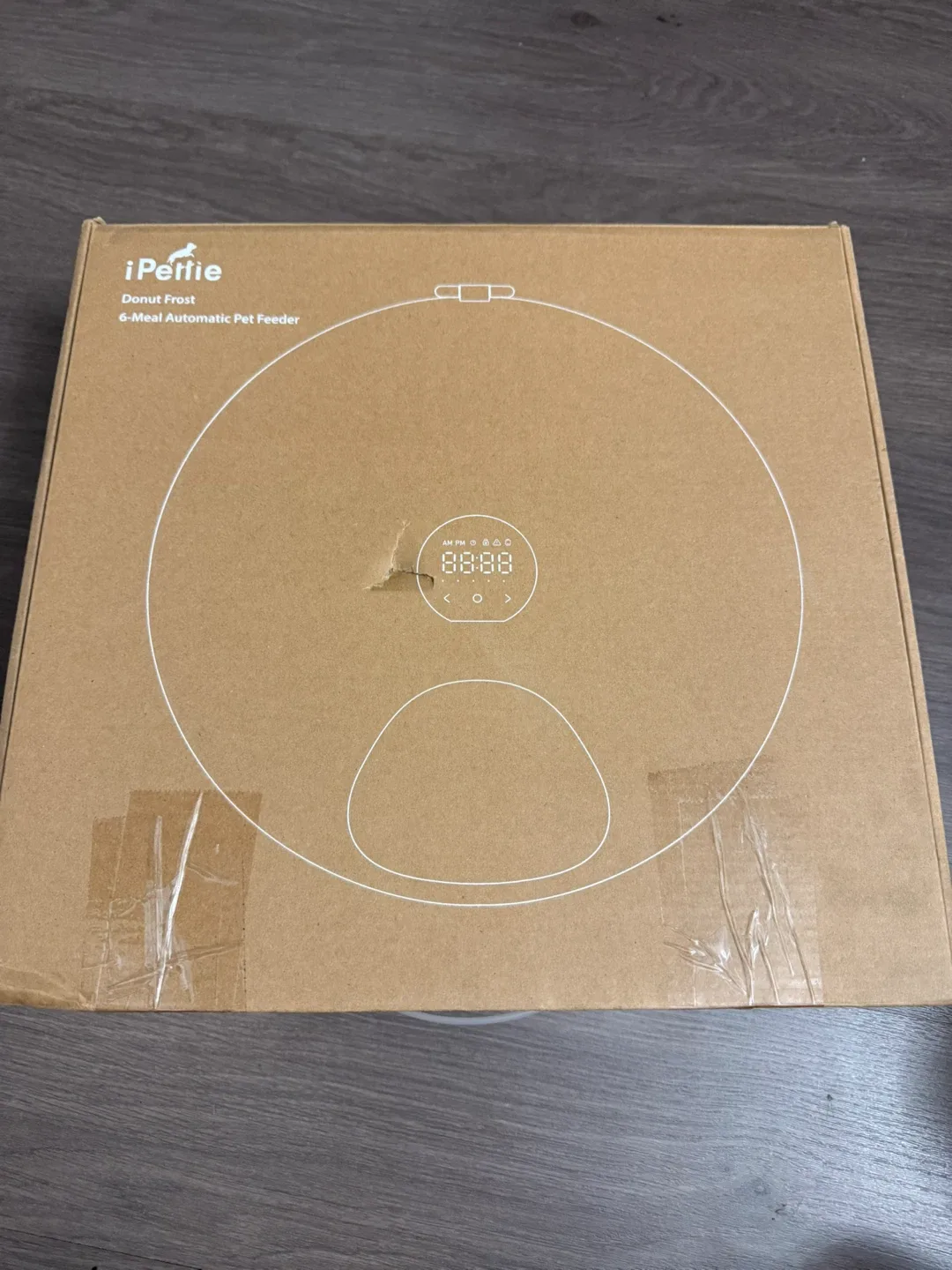 iPettie Donut Frost 6-Meal Automatic Pet Feeder image indicator(4)