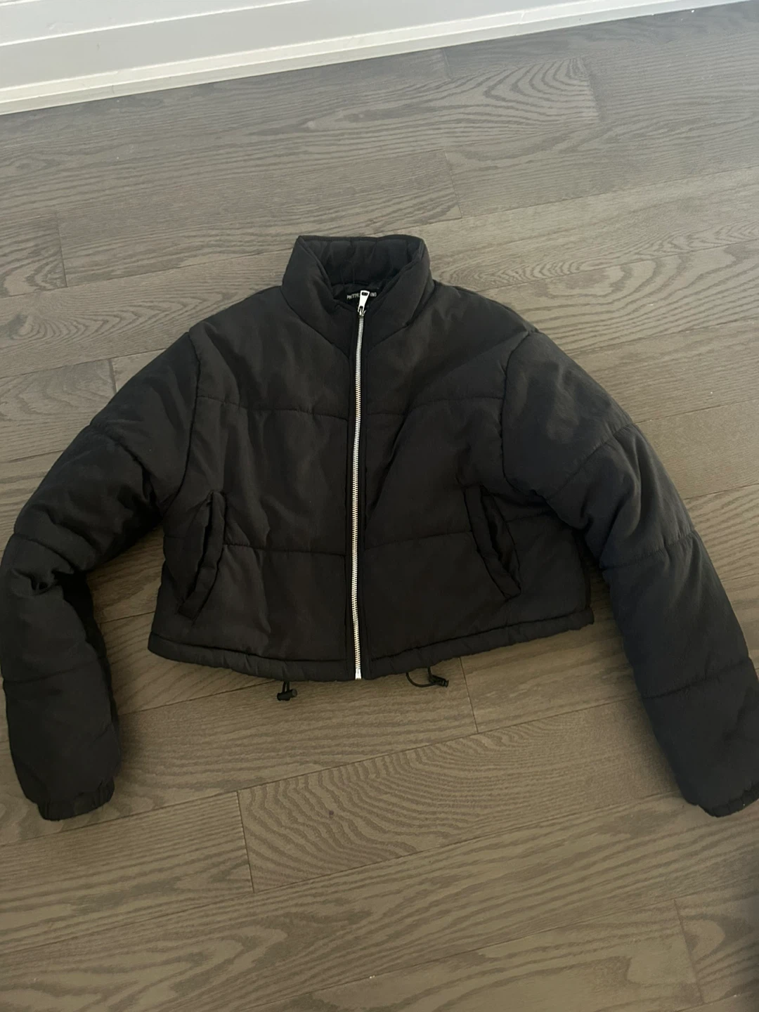 PrettyLittleThing Black Puffer Jacket