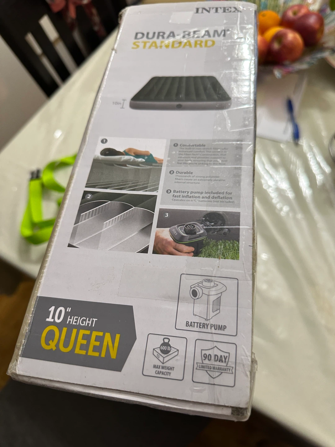Intex Dura-Beam Standard Queen Air Mattress - New in Box - photo 2