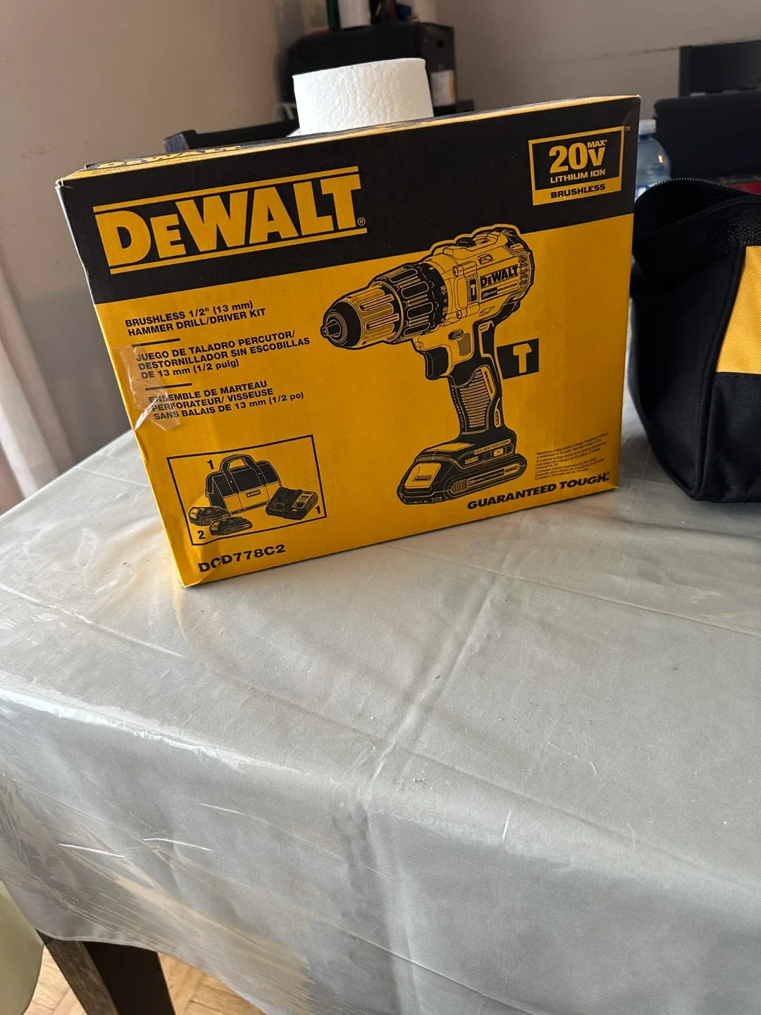 Dewalt DCD778C2 Brushless Hammer Drill/Driver Kit - New image indicator(2)