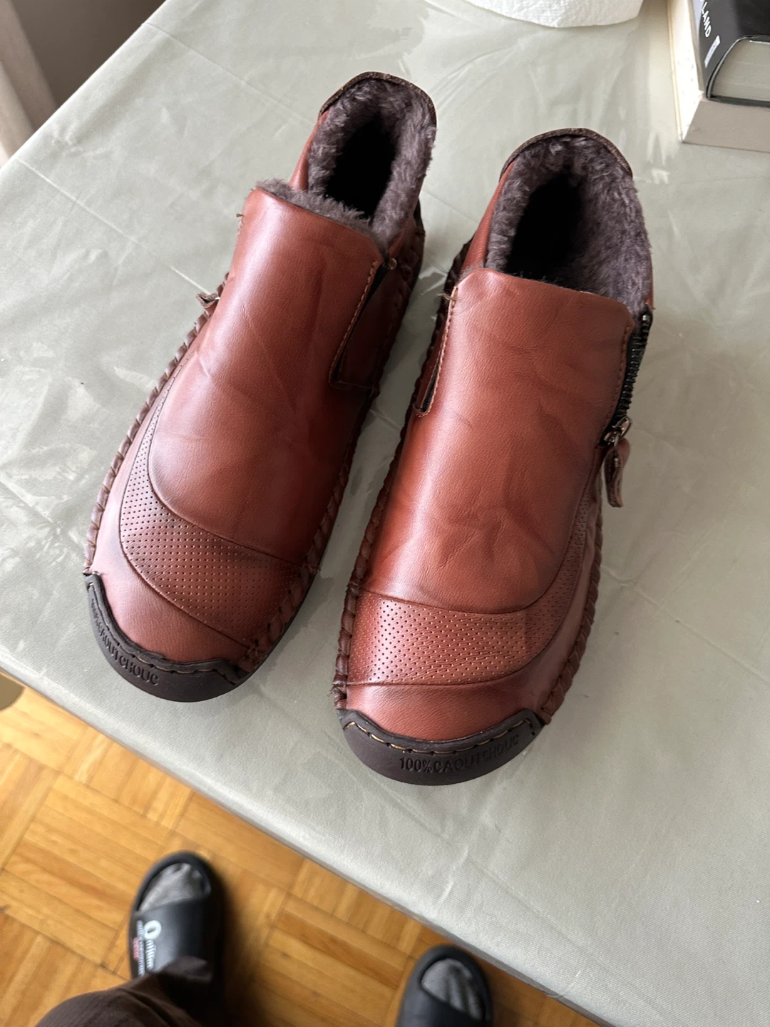 Brown Leather Casual Shoes - photo 3