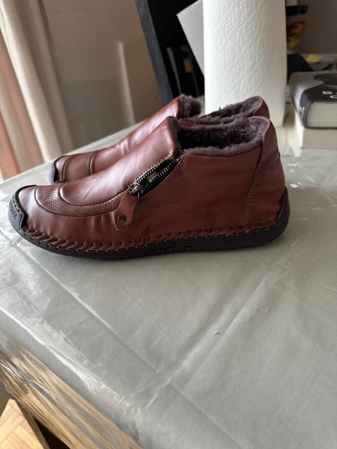 Brown Leather Casual Shoes image indicator(2)