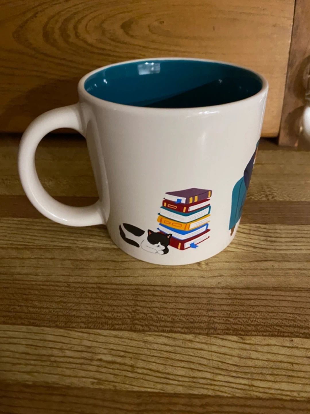 Indigo Cat Couch Mug -new 2 available $10 ea - photo 3