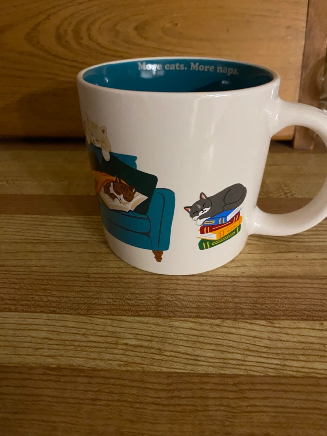 Indigo Cat Couch Mug -new 2 available $10 ea - photo 2