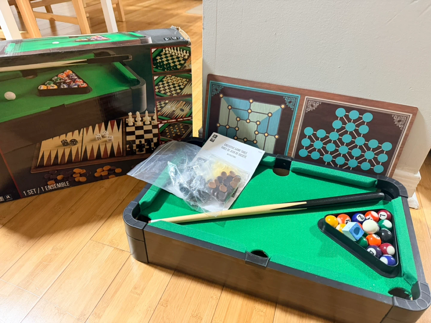 1 set pool table