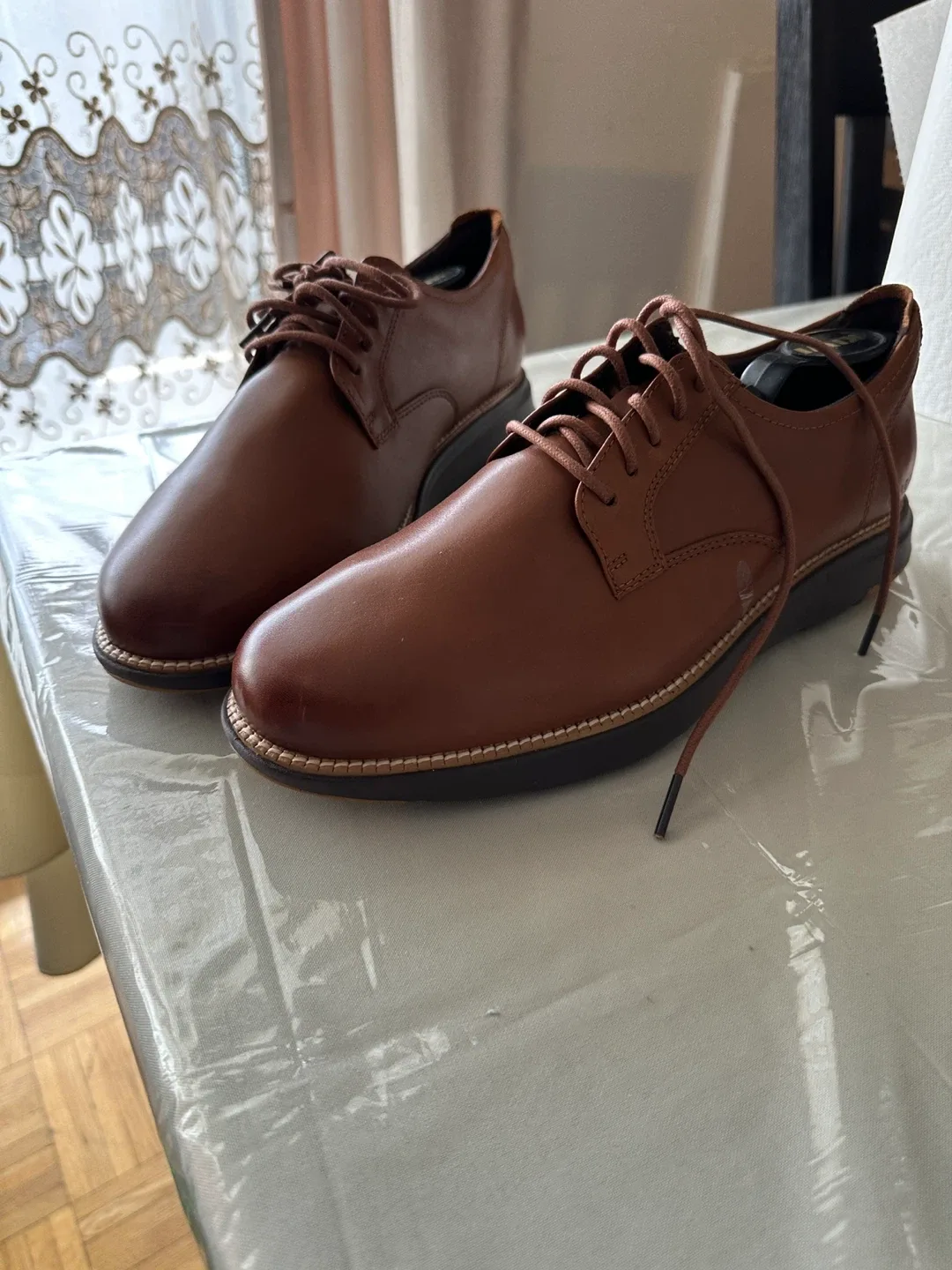 Cole Haan Brown Leather Oxfords