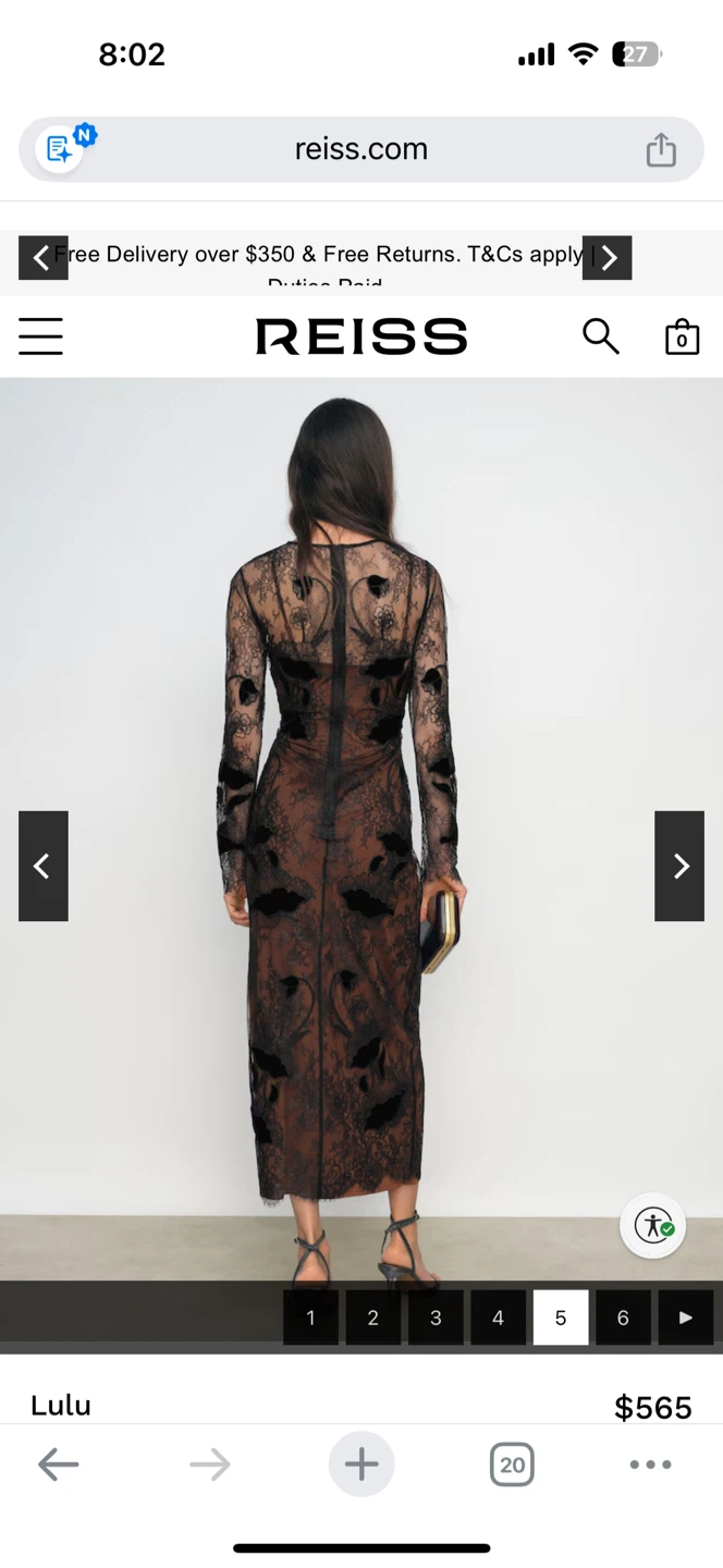 Reiss Lulu Lace Midi Dress - photo 5